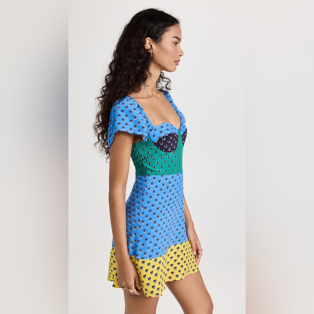STAUD Multicolor Mini Dress - Picture 3 of 6